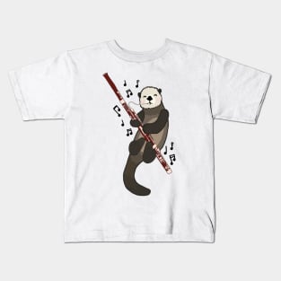 Bassoon Sea Otter Kids T-Shirt